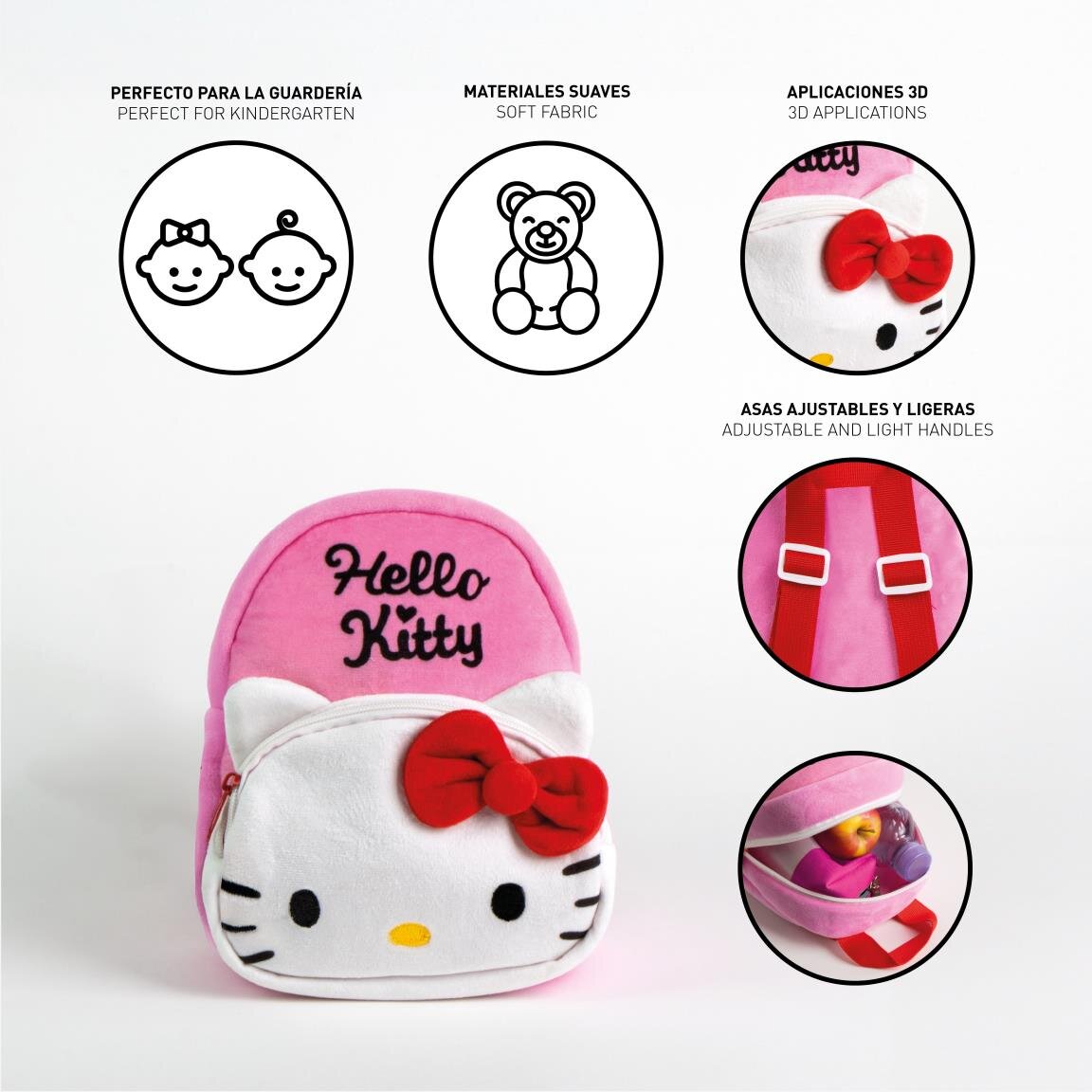 Hello Kitty Børnerygsæk i plys
