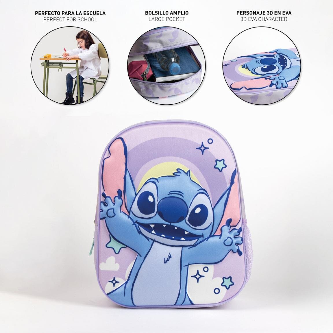 Stitch Børnerygsæk med 3D-effekt