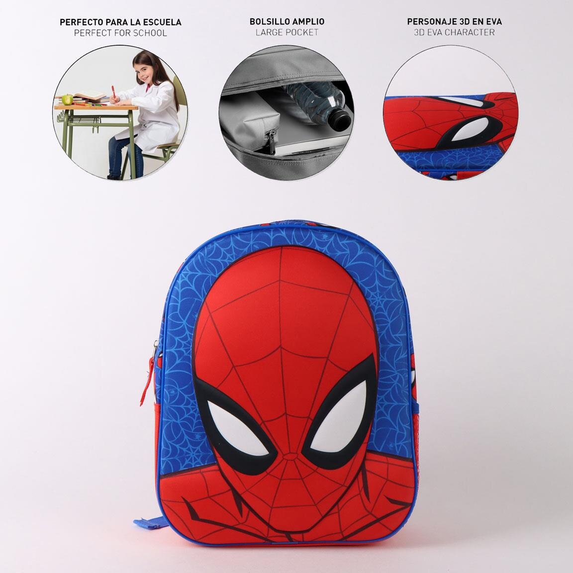 Spiderman Børnerygsæk med 3D-effekt