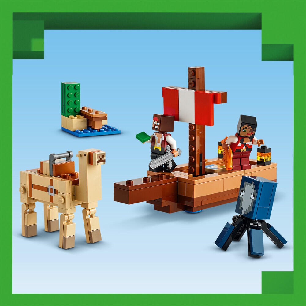 LEGO Minecraft - Piratskibsrejsen 8+