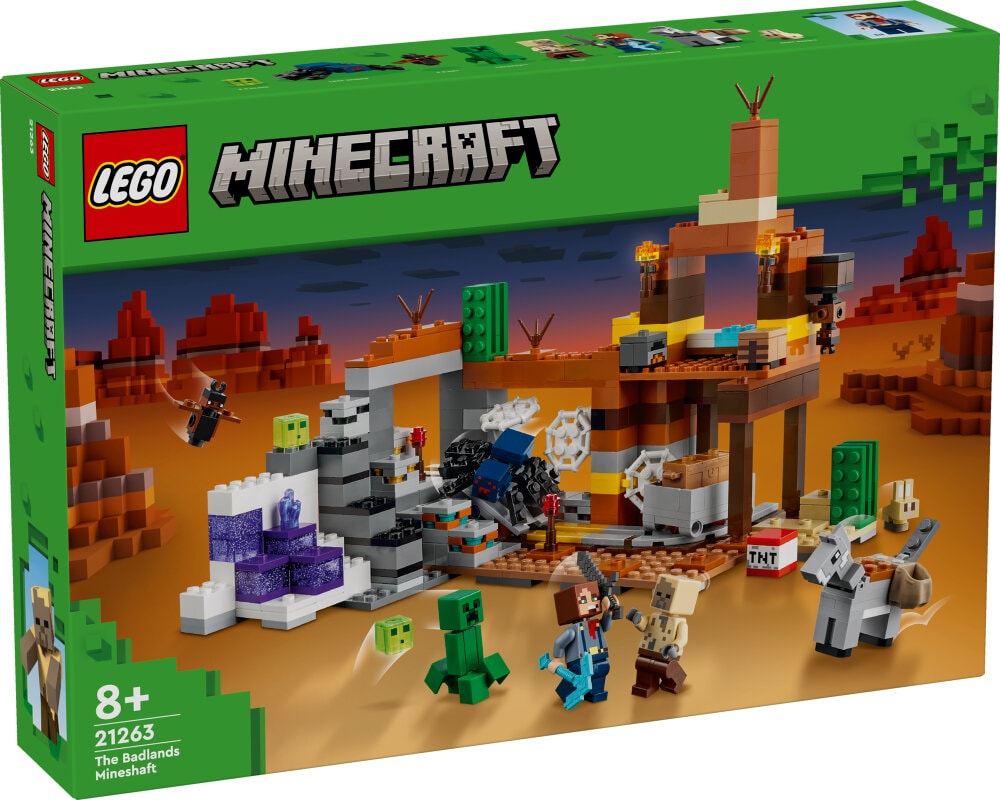 LEGO Minecraft - Badlands-mineskakten 8+