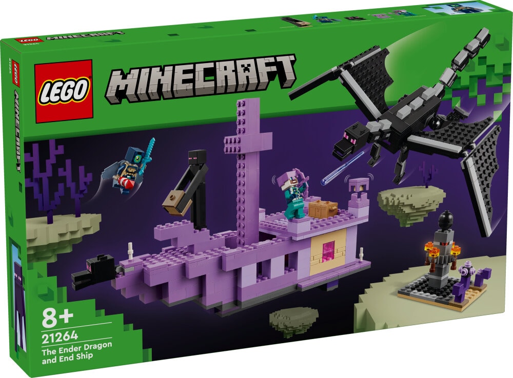 LEGO Minecraft - Ender-dragen og End-skibet 8+