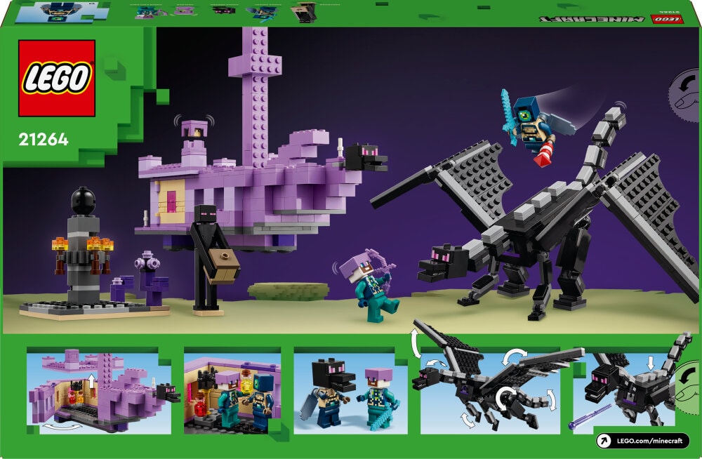 LEGO Minecraft - Ender-dragen og End-skibet 8+