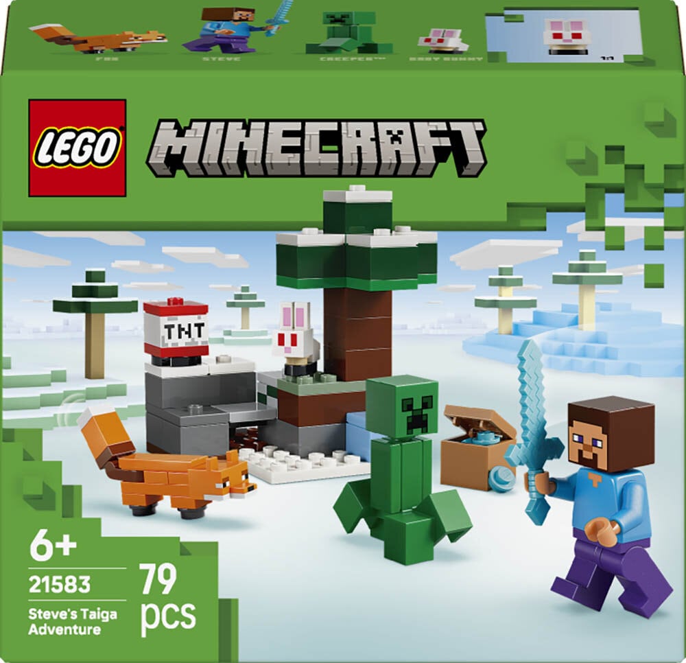 LEGO Minecraft - Steves taigaeventyr 6+