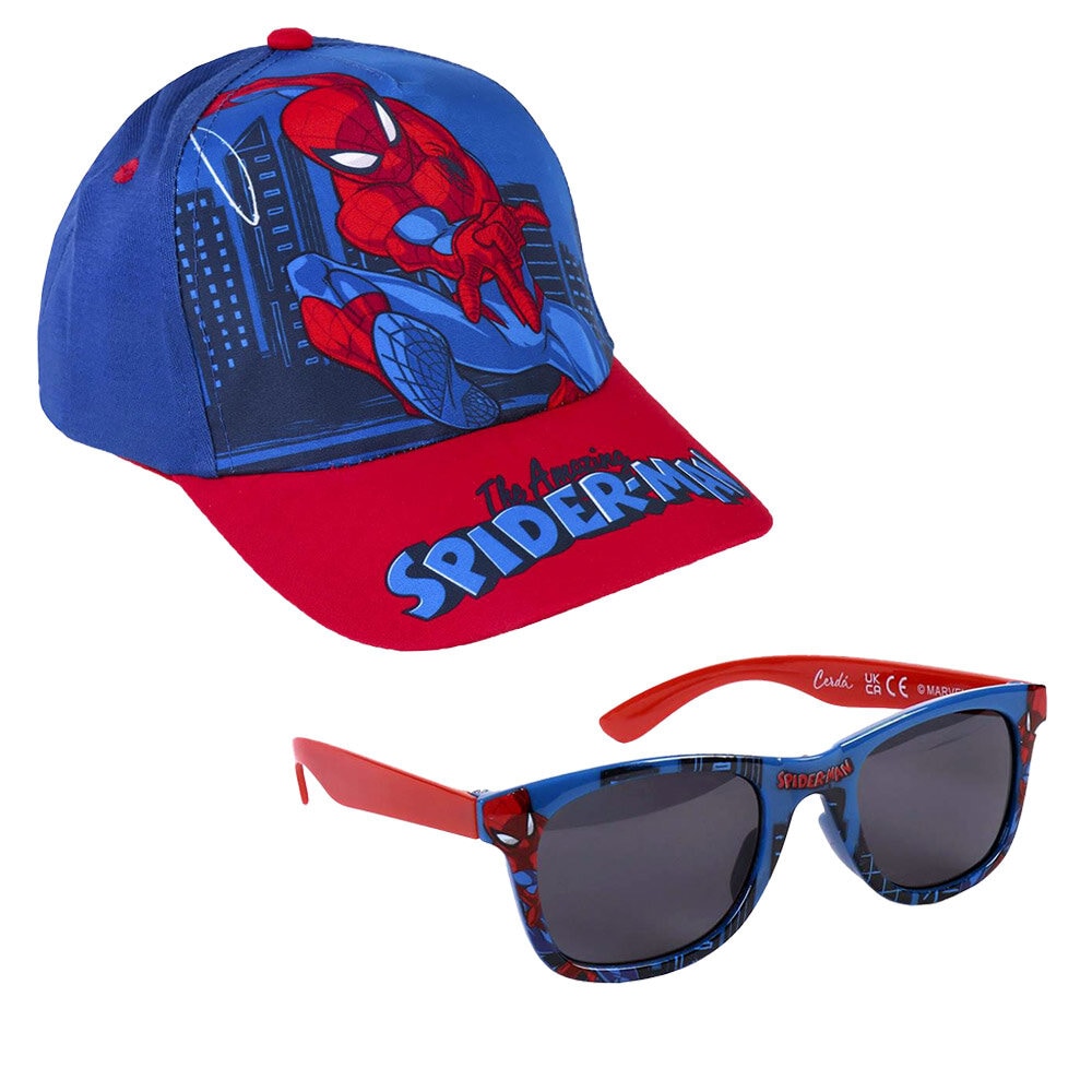 Spiderman - Kasket og solbriller til børn