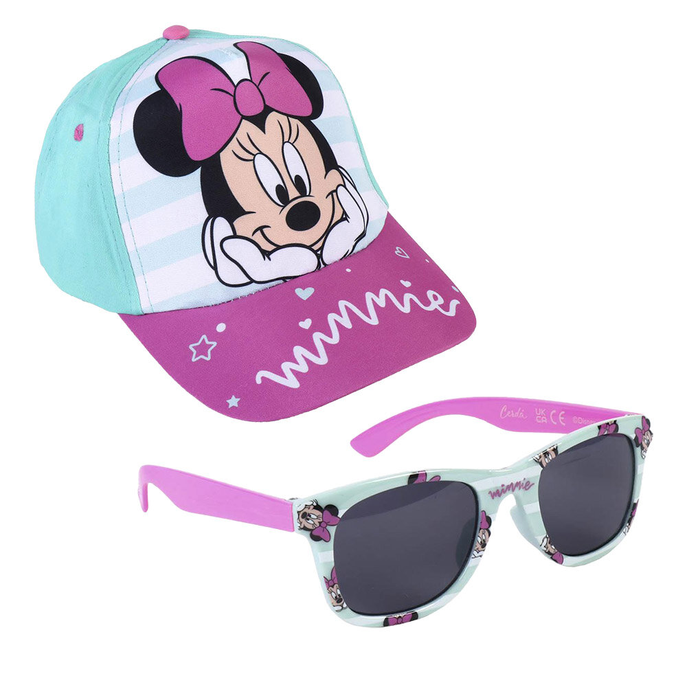 Minnie Mouse - Kasket og solbriller til børn
