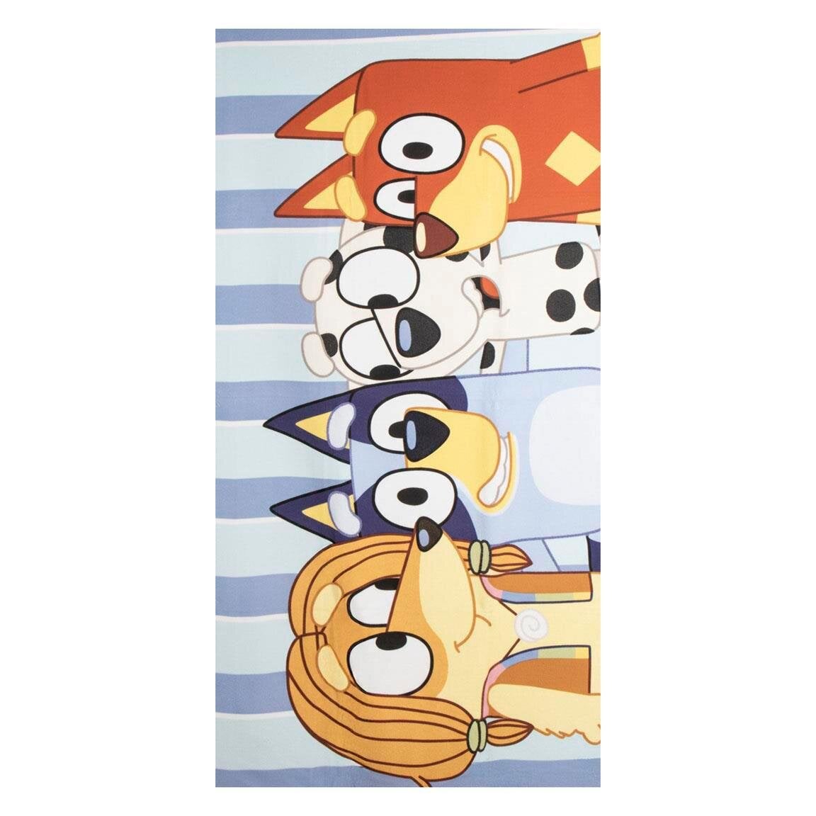 Bluey med venner Badehåndklæde 70 x 140 cm