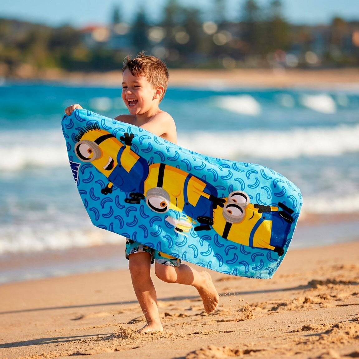 Minions Badehåndklæde 70 x 140 cm
