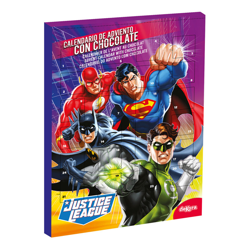 Julekalender med chokolade - Justice League