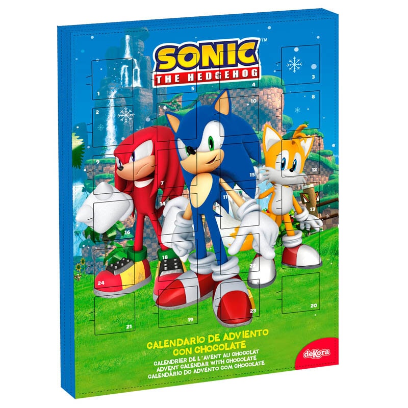 Sonic - Julekalender med Chokolade 50 gram
