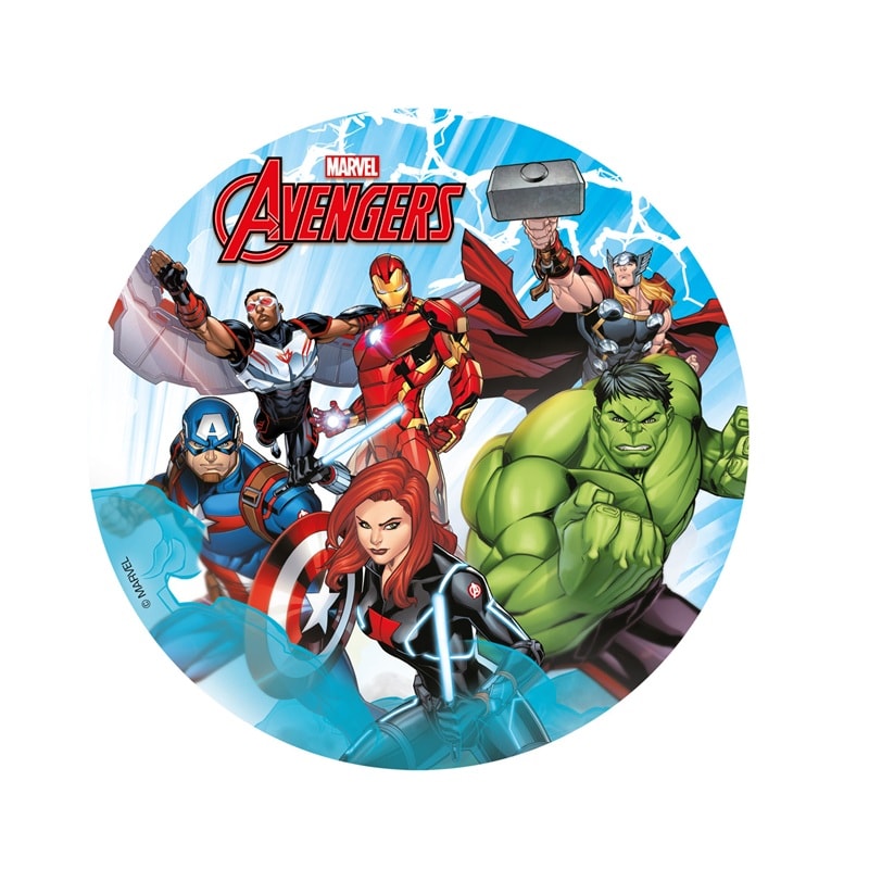 Sukkerprint - Avengers 15,5 cm