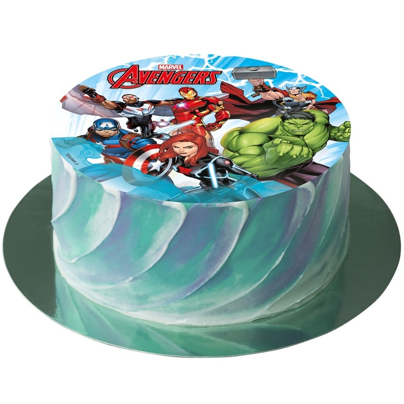 Sukkerprint - Avengers 15,5 cm