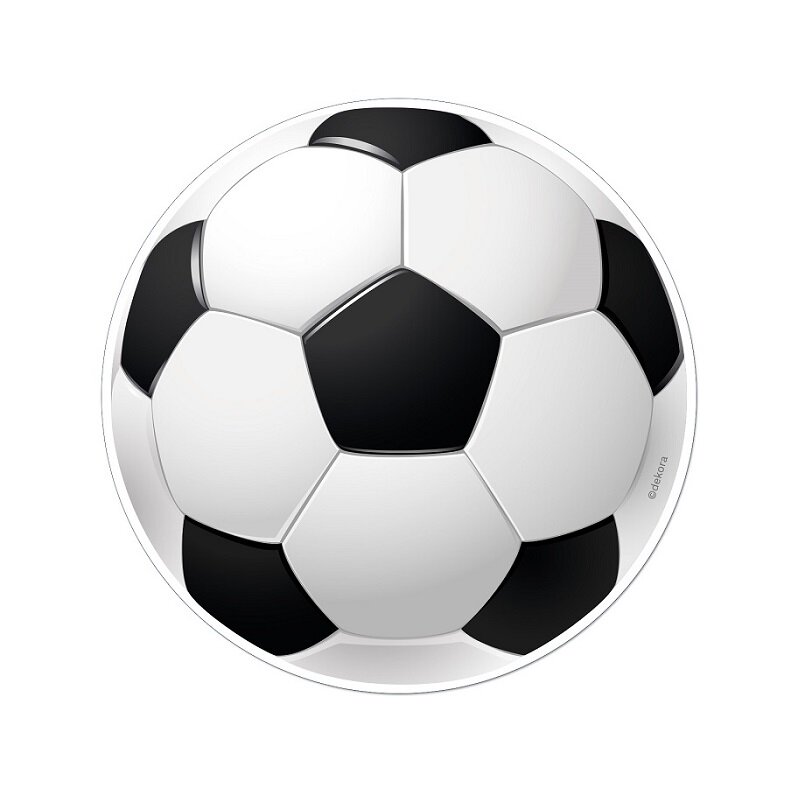 Sukkerprint - Fodbold 15,5 cm