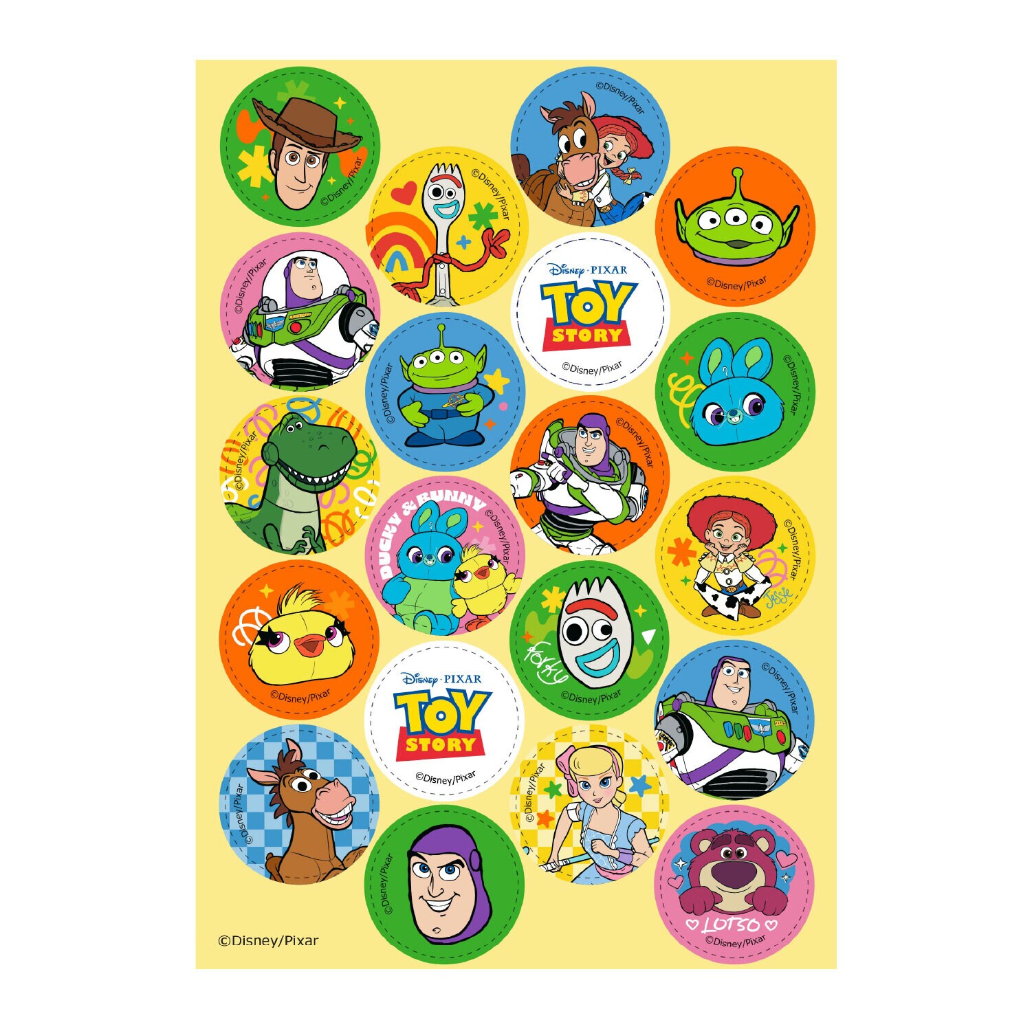 Toy Story Muffindekorationer Fondant 20 stk