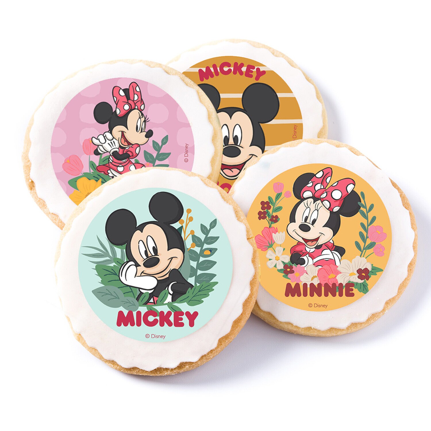 Mickey Mouse - Muffinbilleder Sukkerpasta 6 stk