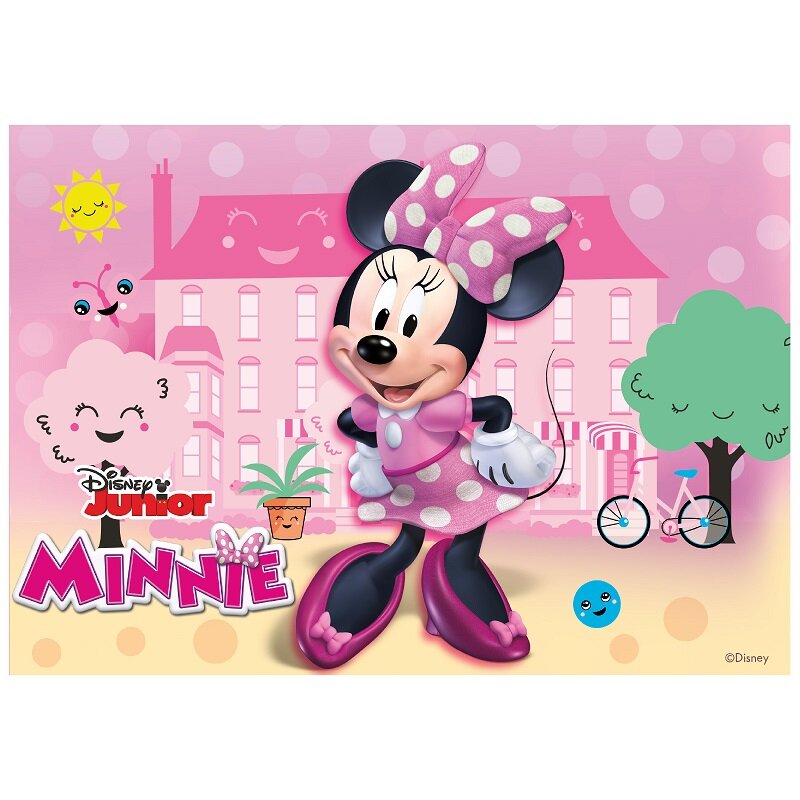 Kageprint Minnie Mouse - Fondant 15 x 21 cm