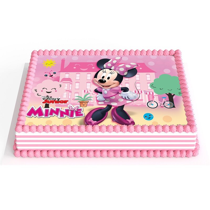 Kageprint Minnie Mouse - Fondant 15 x 21 cm