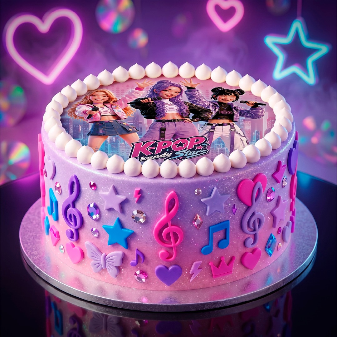 K-Pop Kageprint Fondant 20 cm