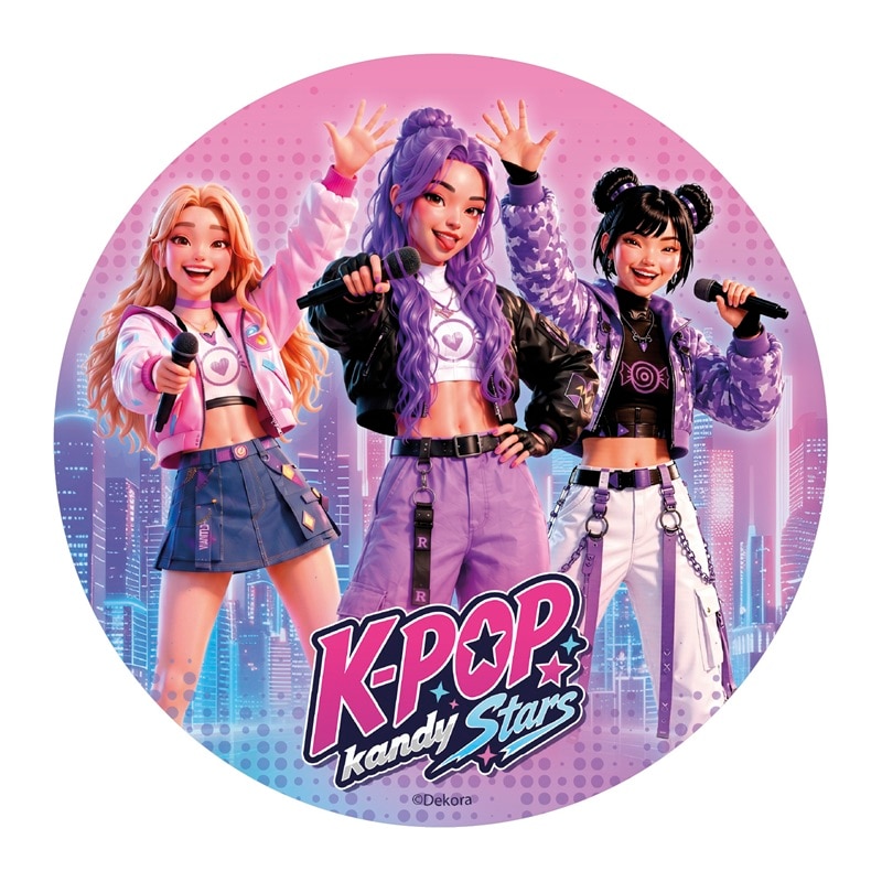 K-Pop Kageprint Fondant 20 cm
