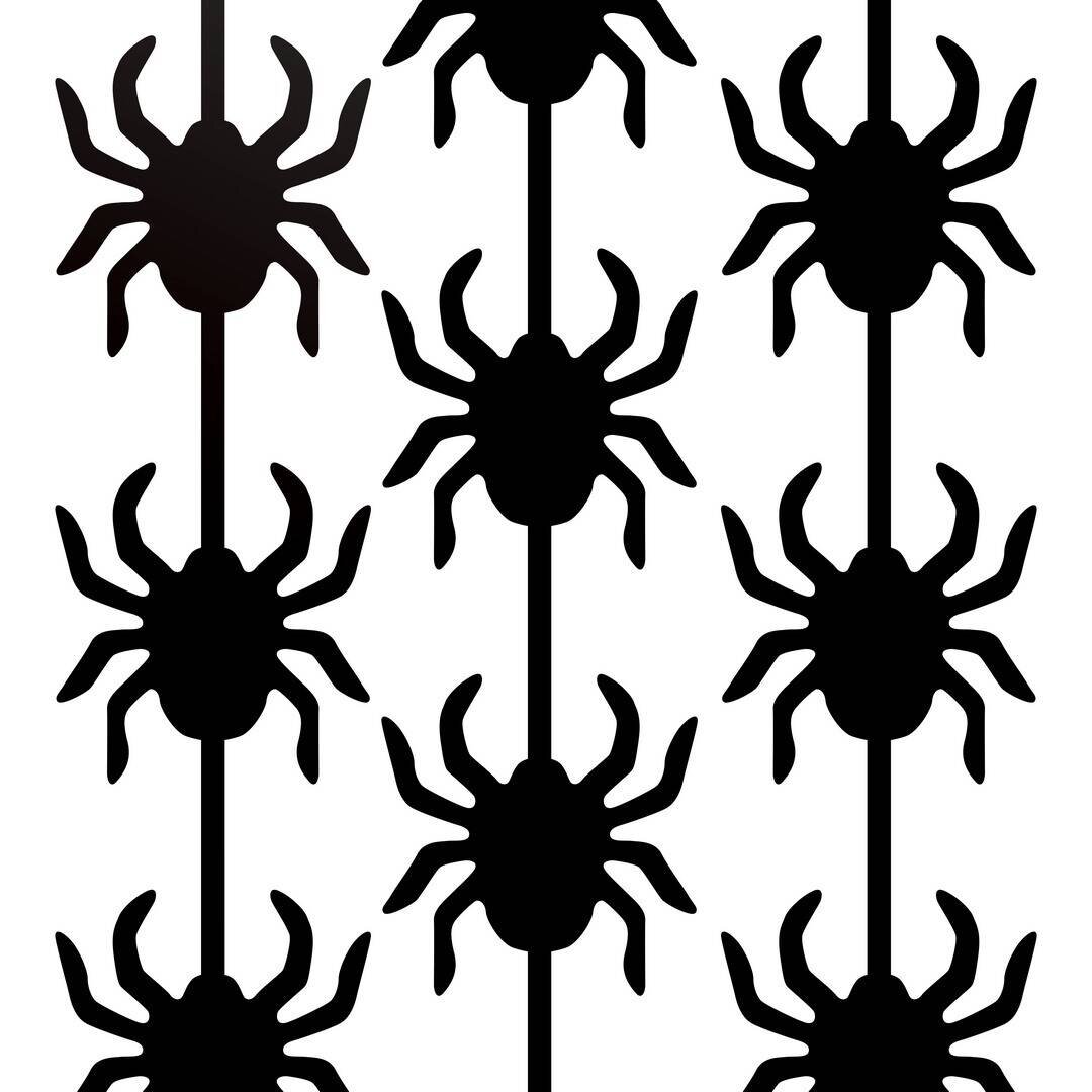 Forhæng med edderkopper 2 meter