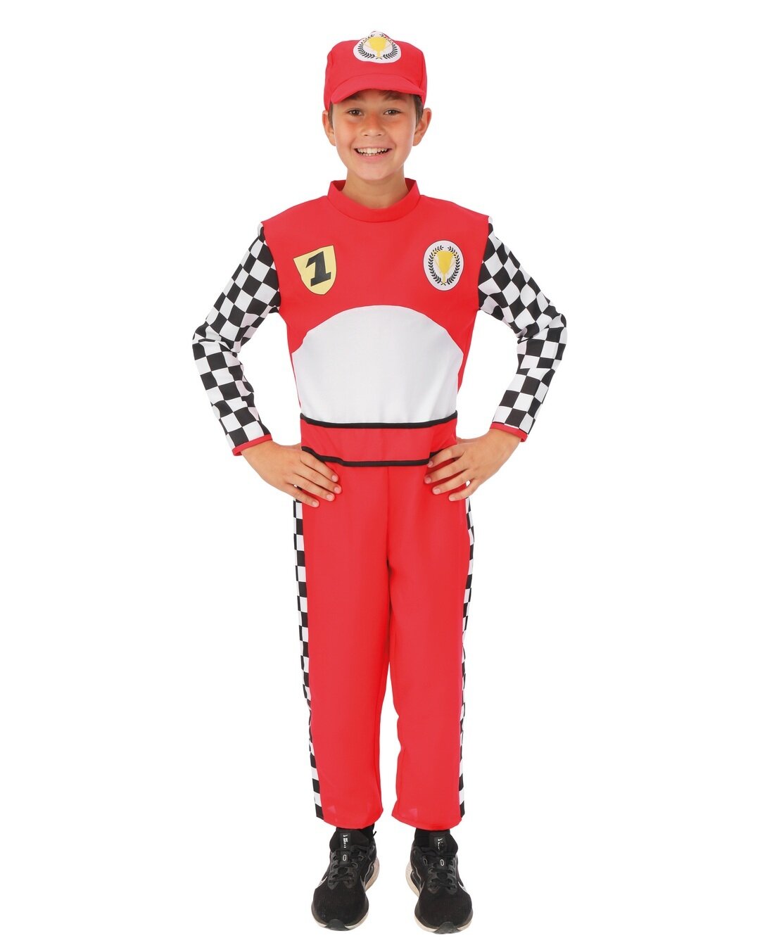 F1 Racerkører Kostume 5-6 år