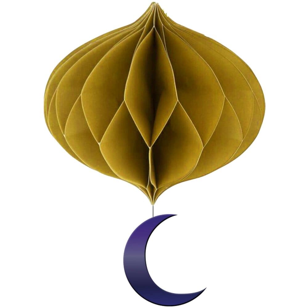 Eid Mubarak - Hængende dekorationer i honeycomb 3 stk