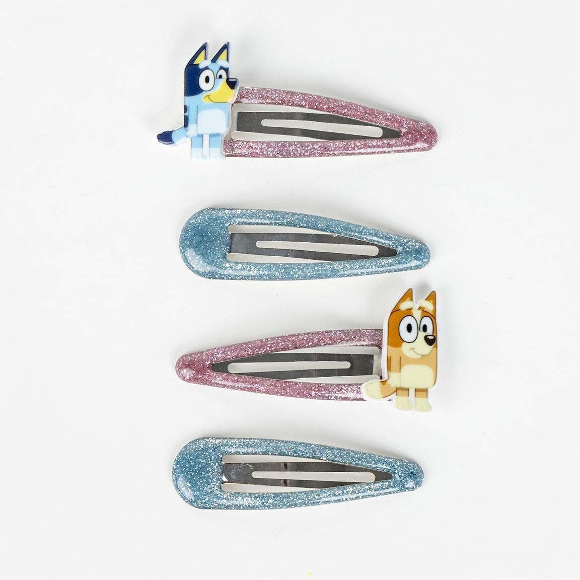 Bluey - Hårspænder 4 stk