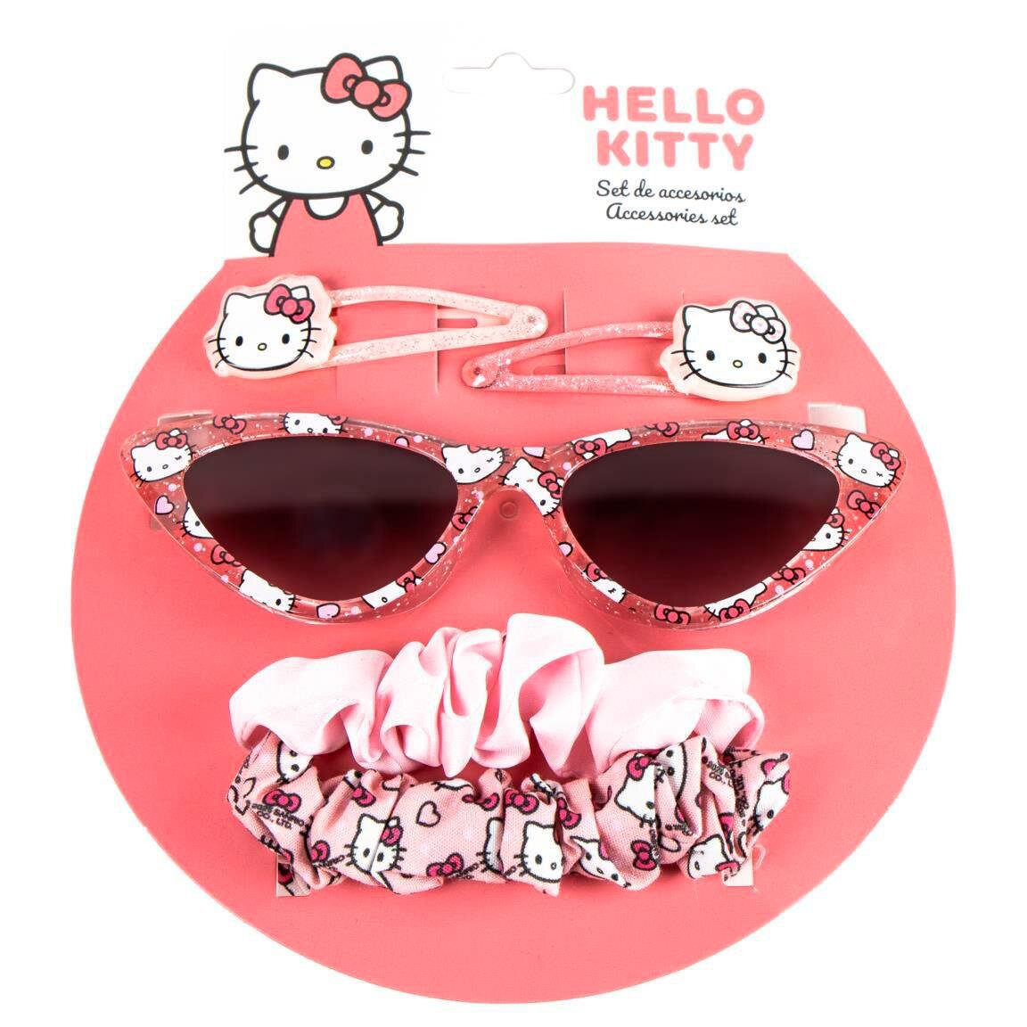Hello Kitty - Solbriller & Håraccessoires