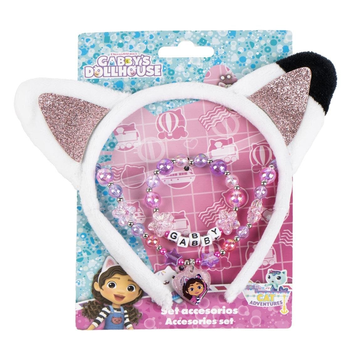 Gabby's Dollhouse Diadem, Armbånd & Halskæde 3 stk