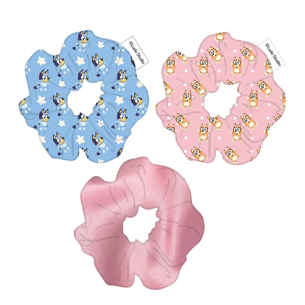 Bluey - Scrunchies 3 stk