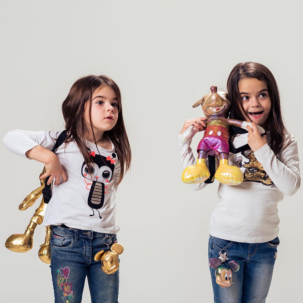 Mickey Mouse - Nøglering i plys