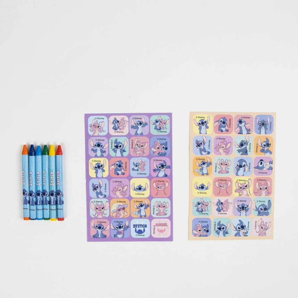 Stitch Malesæt med klistermærker