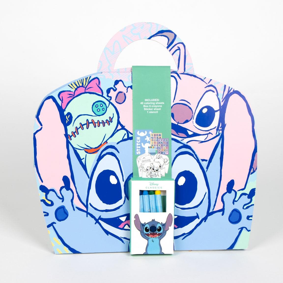 Stitch Malesæt med klistermærker