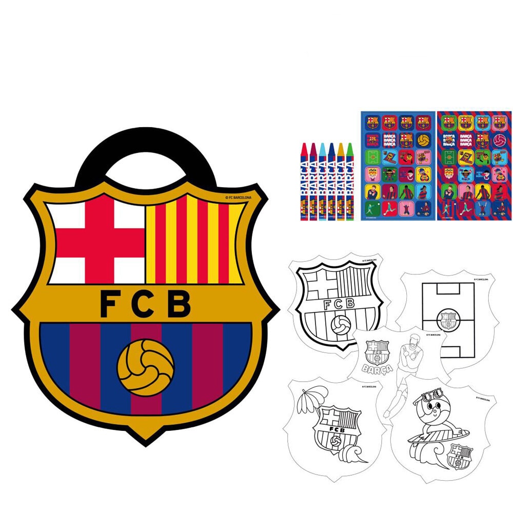 FC Barcelona Malesæt med klistermærker