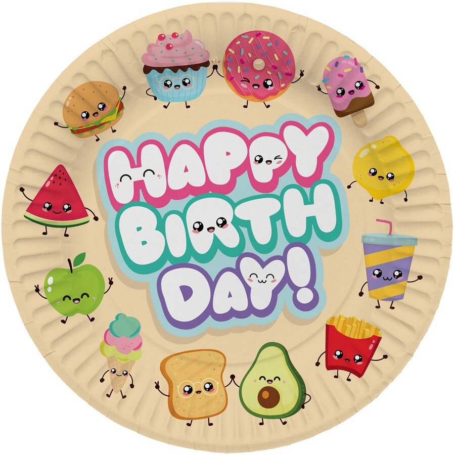 Kawaii Tallerkener 8 stk