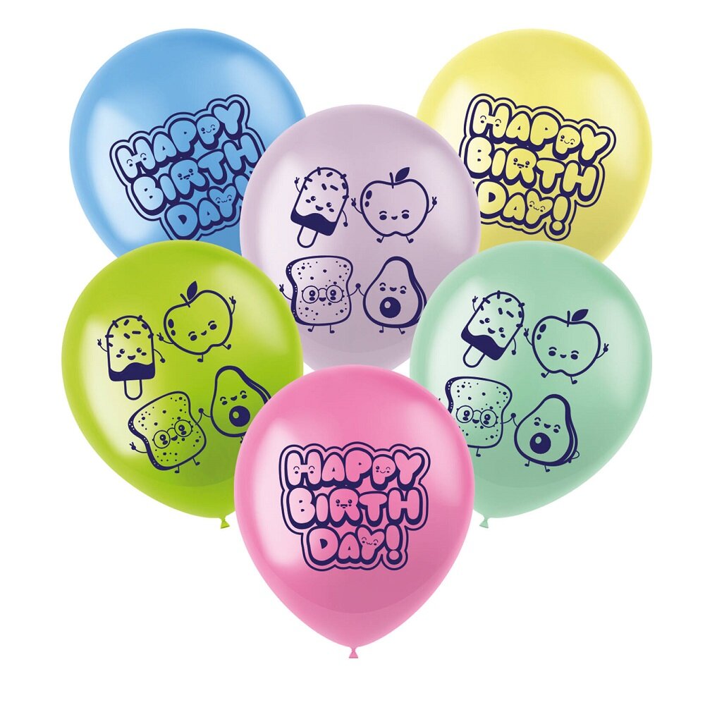 Kawaii Balloner 6 stk