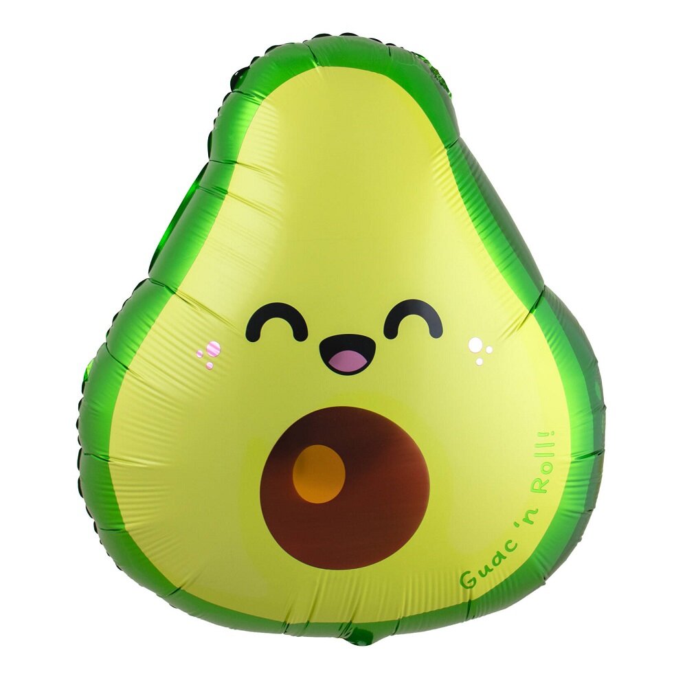 Kawaii Folieballon Avocado 60 cm