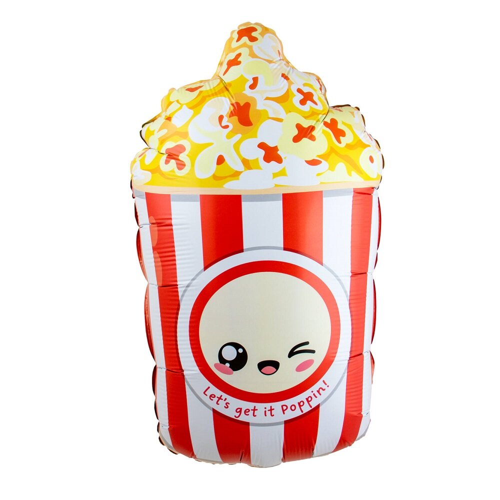 Kawaii Folieballon Popcorn 60 cm