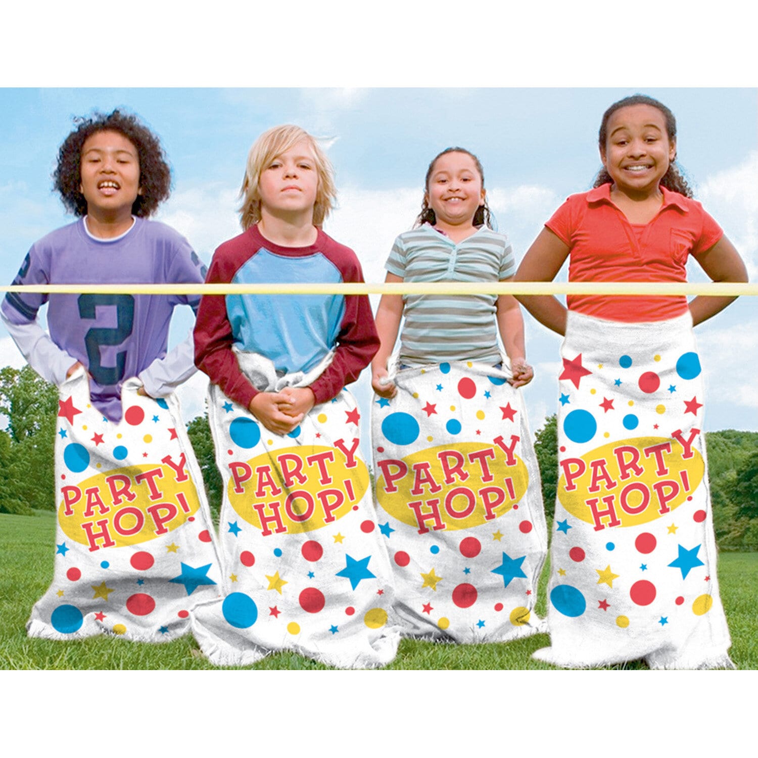 Udendørs Leg - Hoppesække 6 stk.