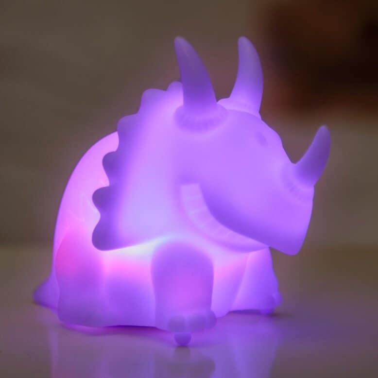 Dinosaur Farveskiftende Natlamper 3-pak