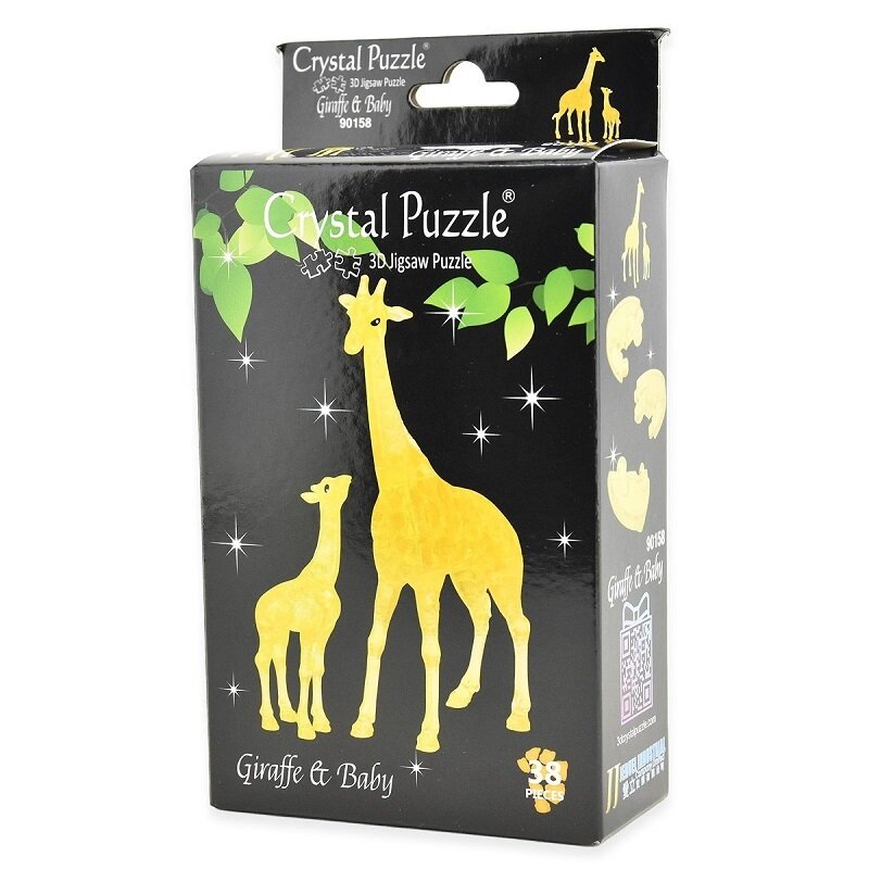 Crystal 3D Puslespil Giraffer