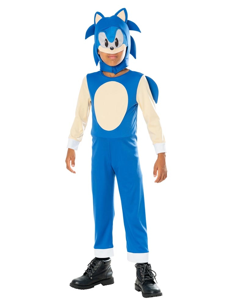Sonic Kostume Deluxe 9-10 år