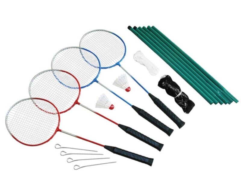 Badmintonsæt med net