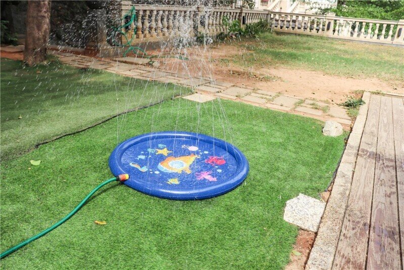 Vandstænkmåtte med havdyr motiv 1 meter