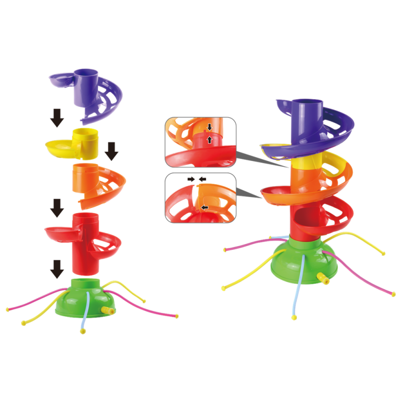 Udendørs legetøj - Vandsprøjtende Boldtårn