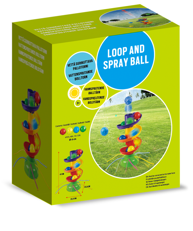 Udendørs legetøj - Vandsprøjtende Boldtårn
