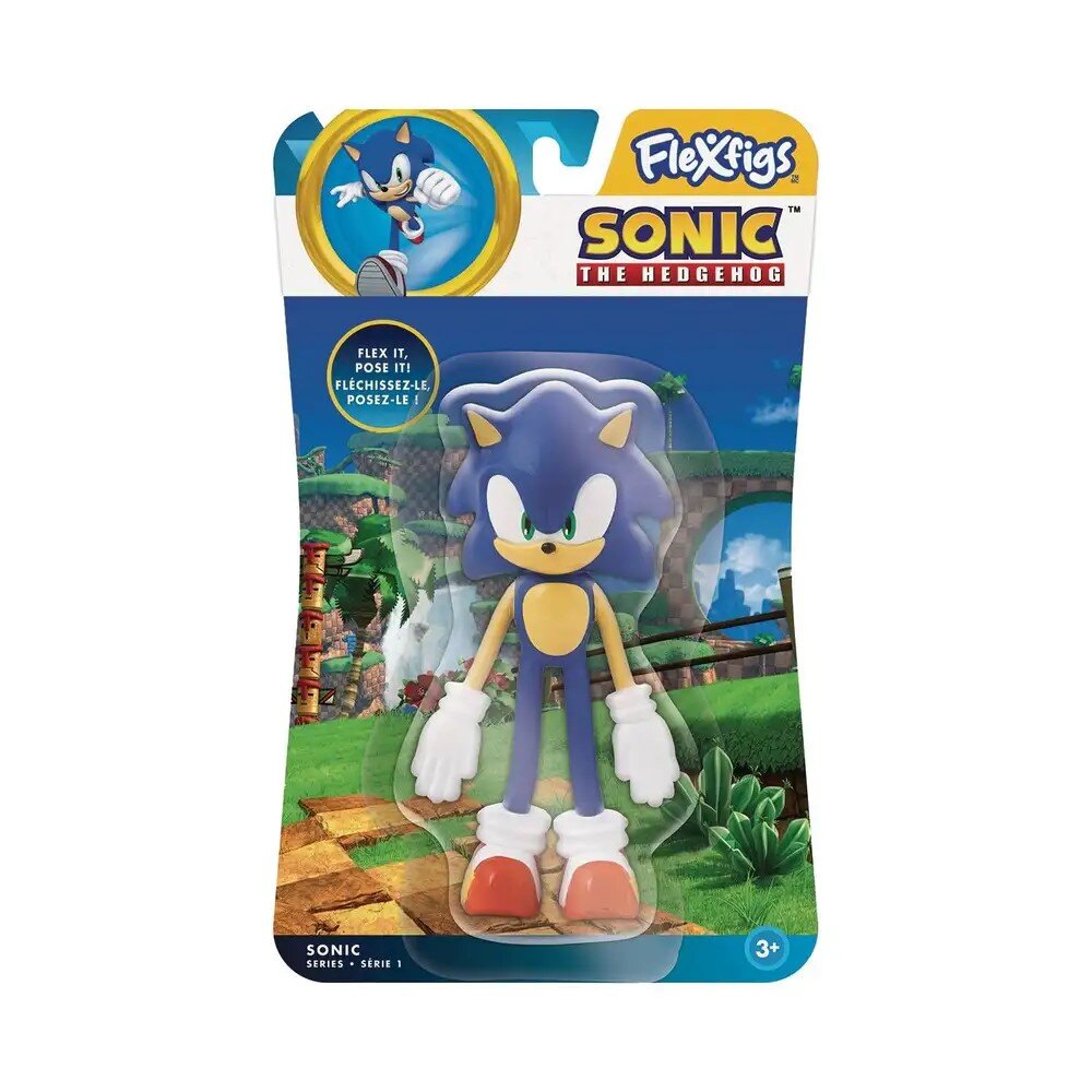 Sonic The Hedgehog - Bøjelig figur Sonic 13 cm