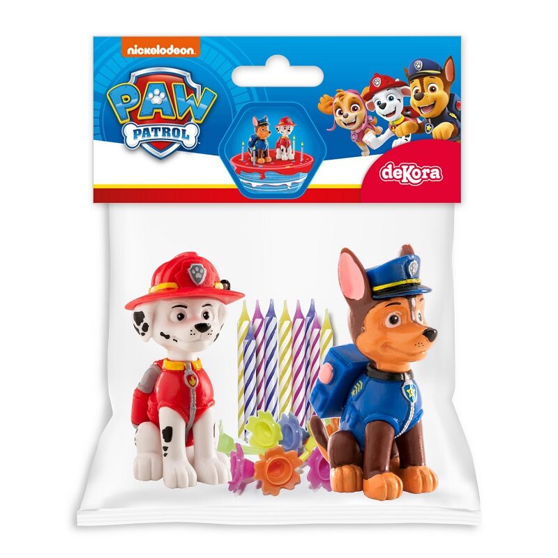 Paw Patrol Kagefigurer & Kagelys