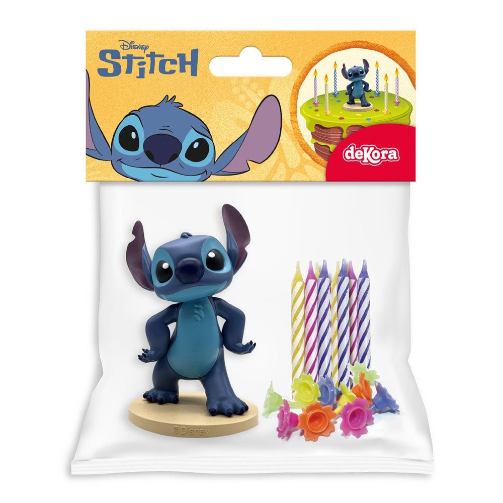 Stitch Kagefigur & Kagelys