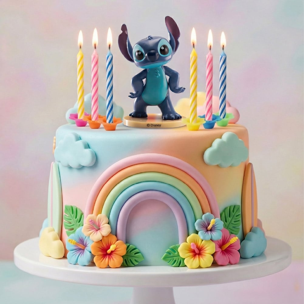 Stitch Kagefigur & Kagelys